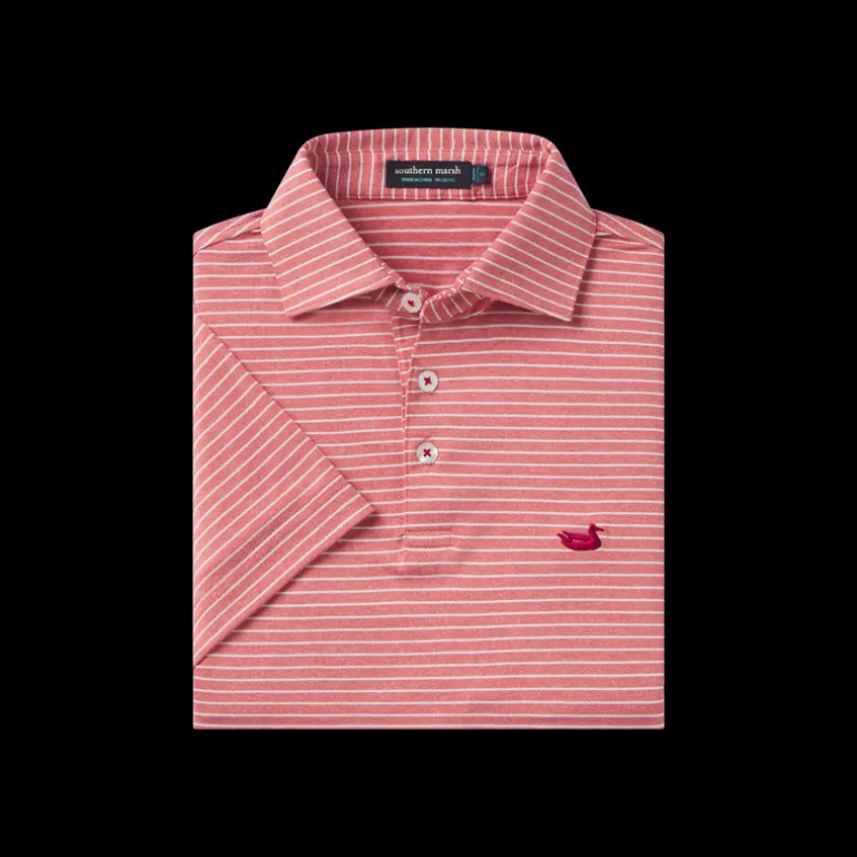 Youth Biloxi Heather Performance Polo