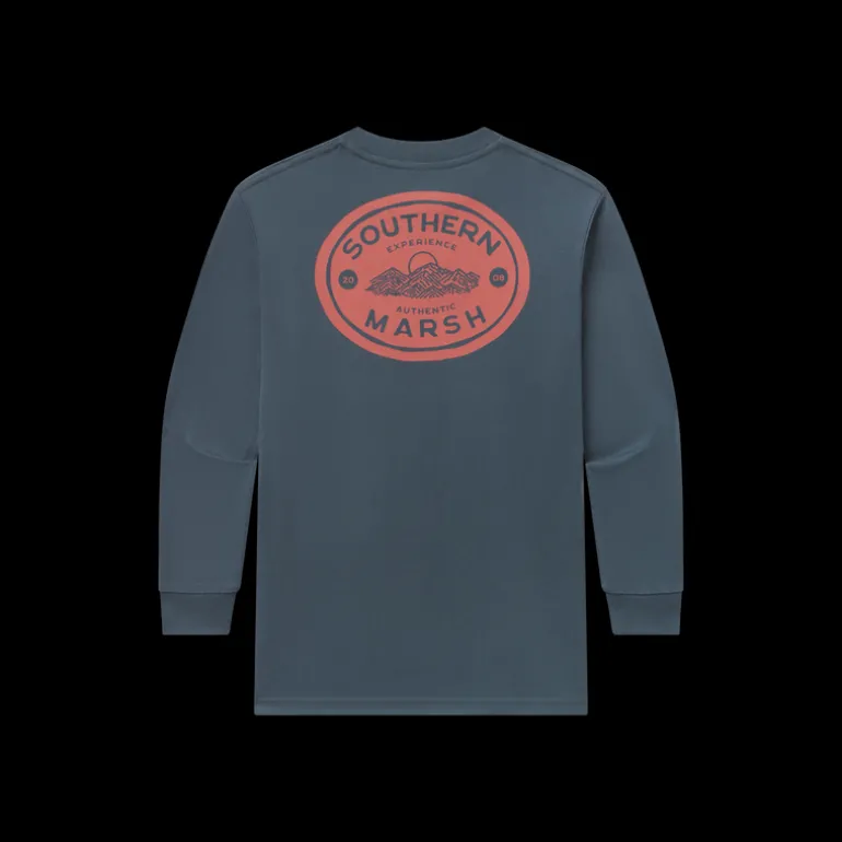 Youth Branding - Mountain Medallion - Long Sleeve Tee