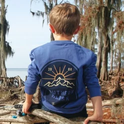 Youth Branding Collection Tee - Mountain Rise - Long Sleeve