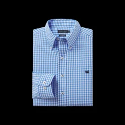 Youth Brentwood Gingham Performance Dress Shirt