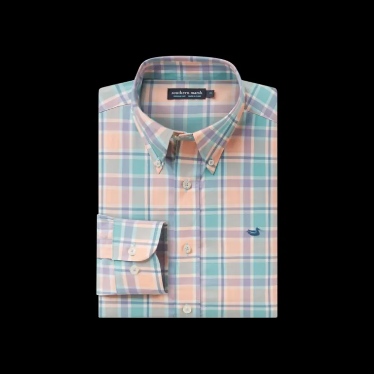 Youth Brevard Plaid Dress Shirt