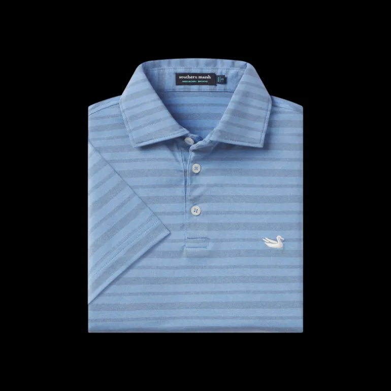 Youth Brunswick Heather Performance Polo
