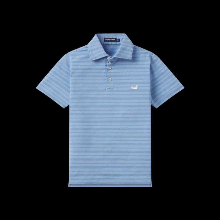 Youth Brunswick Heather Performance Polo
