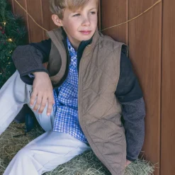 Youth Bryson Ripstop Quilted Vest