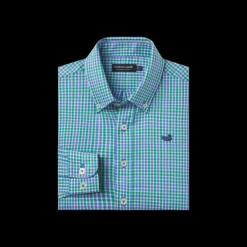 Youth Campbell Plaid Dress Shirt