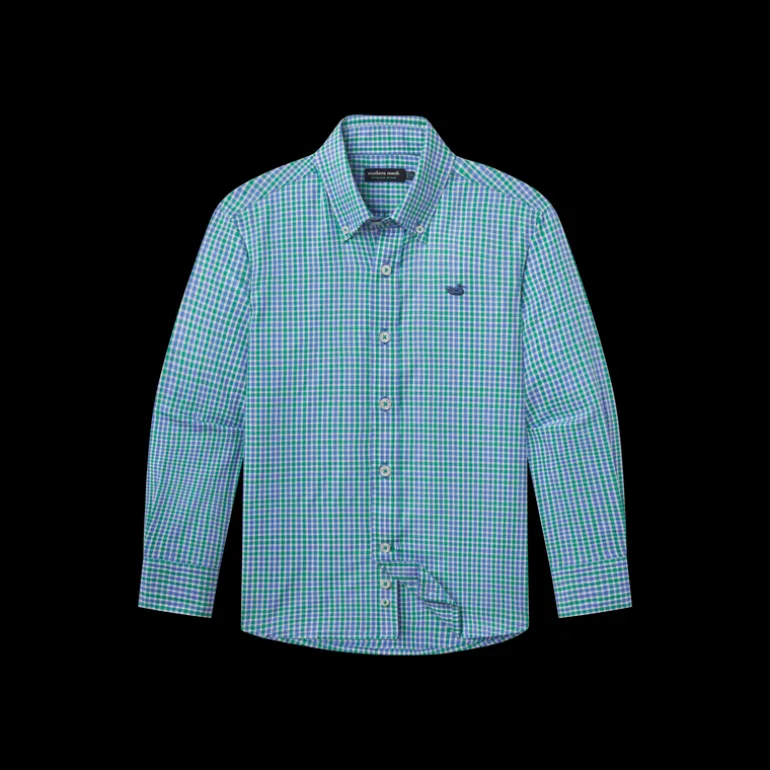 Youth Campbell Plaid Dress Shirt