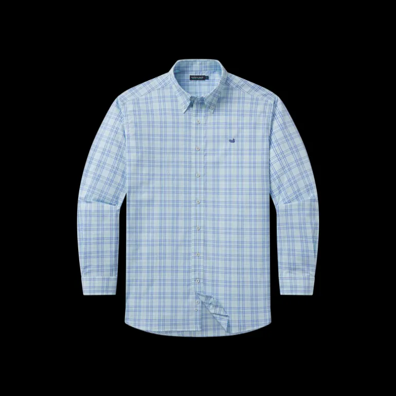 Youth Charlotte Windowpane Dress Shirt