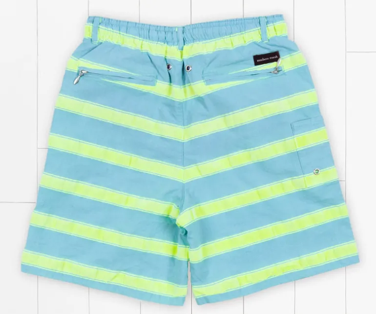 Youth Dockside Swim Trunk - Cruiser Stripe