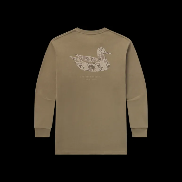 Youth Duck Originals Tee - Camo - Long Sleeve