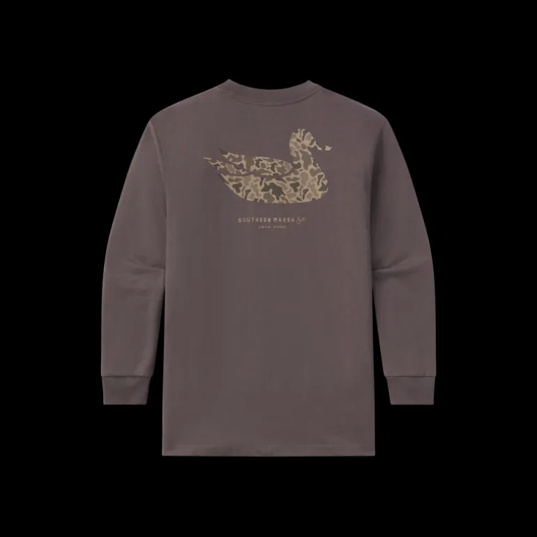 Youth Duck Originals Tee - Camo - Long Sleeve