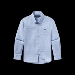 Youth Dyer Performance Gingham Dress Shirt