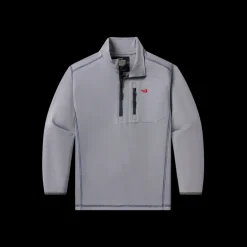 Youth Endzone Stripe Performance Pullover