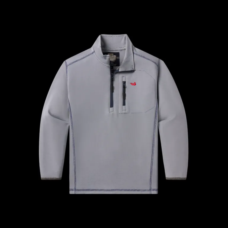 Youth Endzone Stripe Performance Pullover