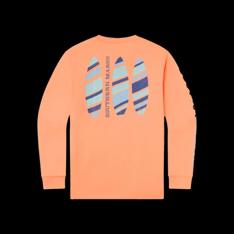 Youth FieldTec™ Featherlight Tee - Surf Trio - Long Sleeve