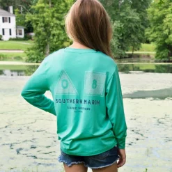 Youth FieldTec™ Featherlight Tee - Navigation - Long Sleeve