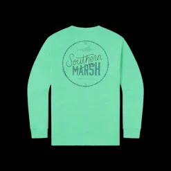 Youth FieldTec™ Heathered Performance Tee - Marlin Time - Long Sleeve