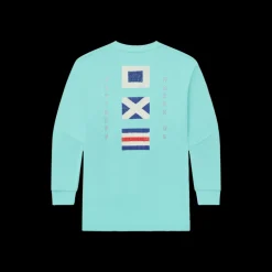 Youth FieldTec™ Heathered Performance Tee - Flags - Long Sleeve