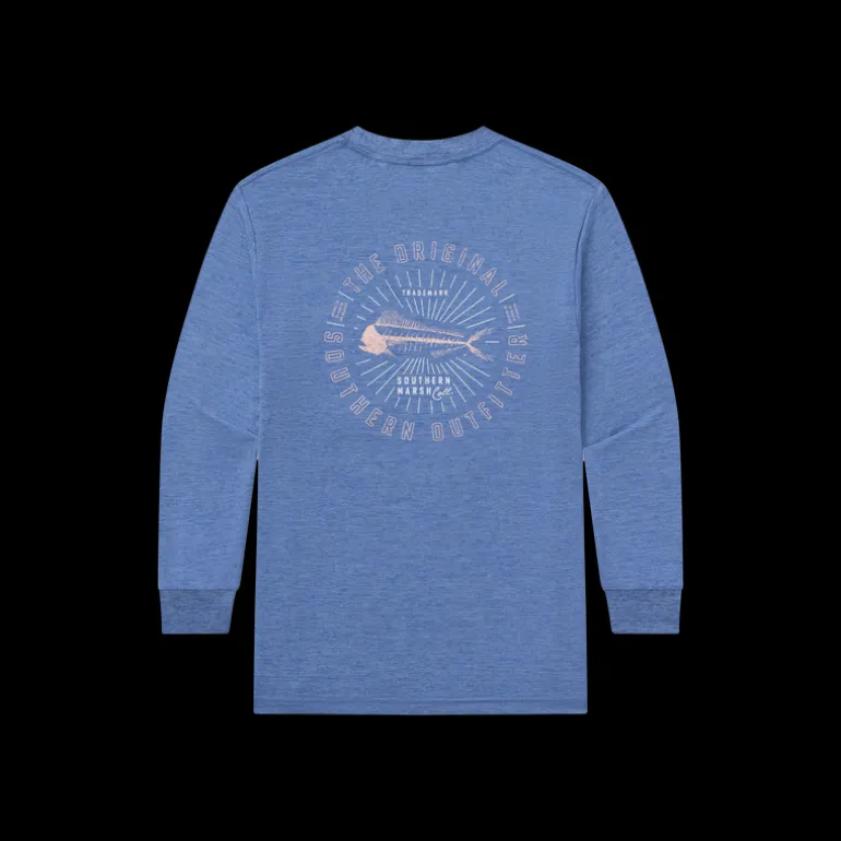 Youth FieldTec™ Heathered - Mahi Circle - Long Sleeve