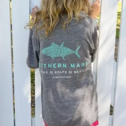Youth FieldTec™ Heathered Tee - Made in the Gulf - Tuna