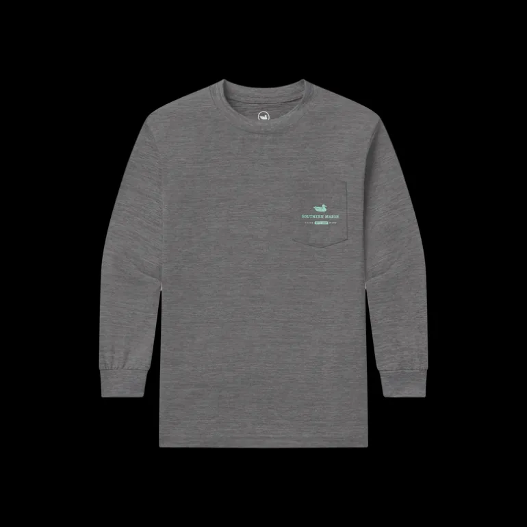 Youth FieldTec™ Heathered - Made in the Gulf - Tuna - Long Sleeve