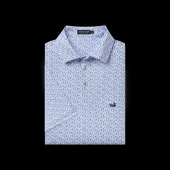 Youth Flyline Performance Polo - Palm & Pineapples