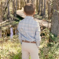 Youth Grainger Performance Plaid Dress Shirt