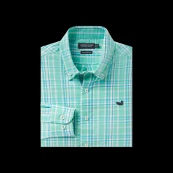 Youth Grainger Performance Plaid Dress Shirt