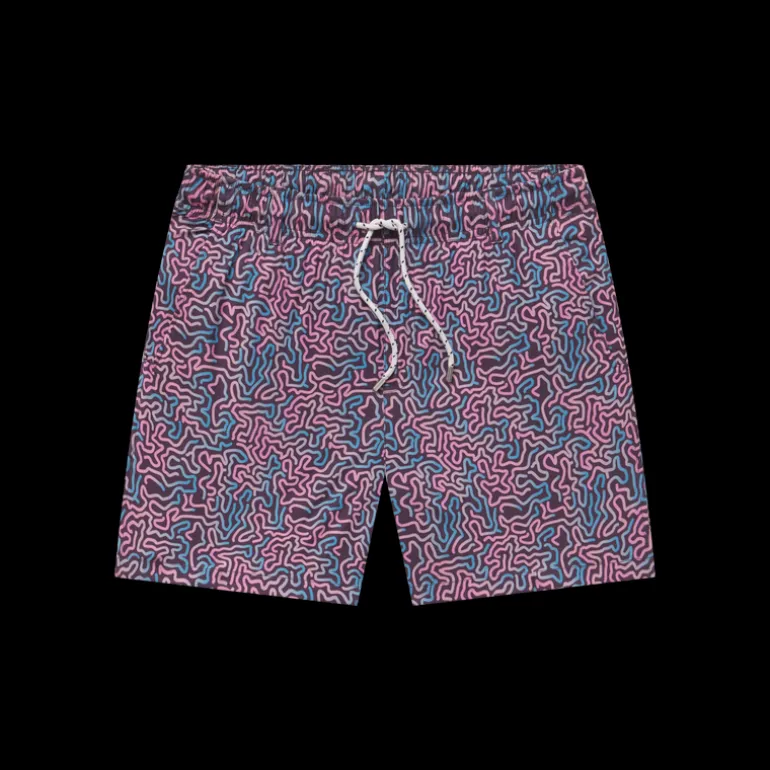 Youth Harbor Stretch Trunk - Coral Fades