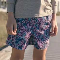 Youth Harbor Stretch Trunk - Coral Fades