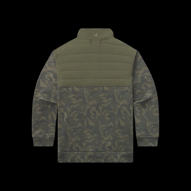 Youth Harris Stretch Pullover - Duck Camo
