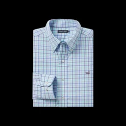 Youth Juban Check Dress Shirt