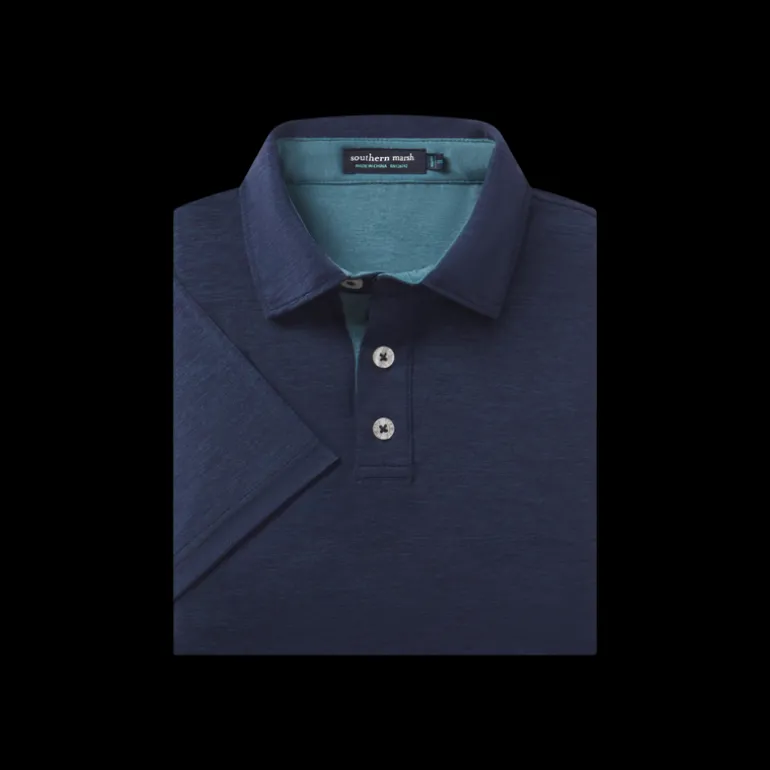 Youth Lisbon Heather Performance Polo