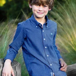 Youth Memphis Gingham Dress Shirt