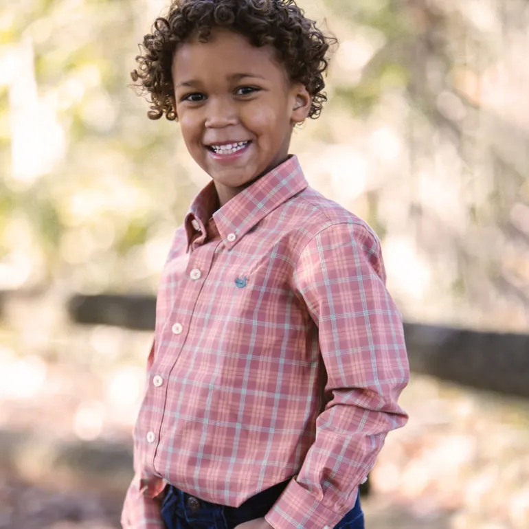 Youth Middleton Windowpane Dress Shirt