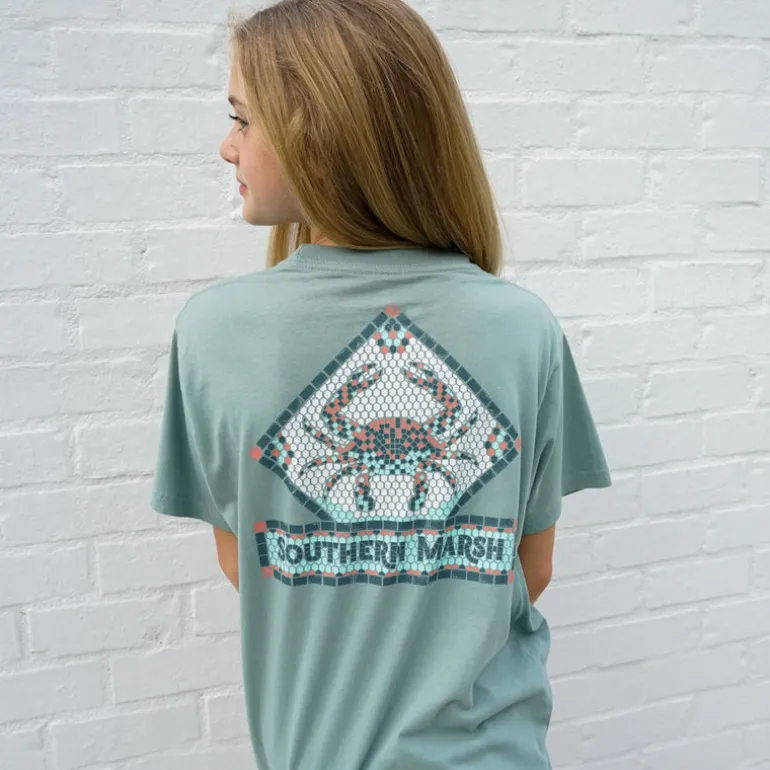Youth Mosaic Crab Tee