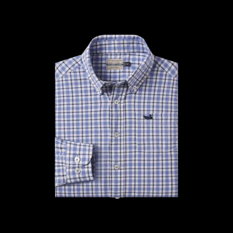 Youth Oak Grove Washed Gingham Dress Shirt