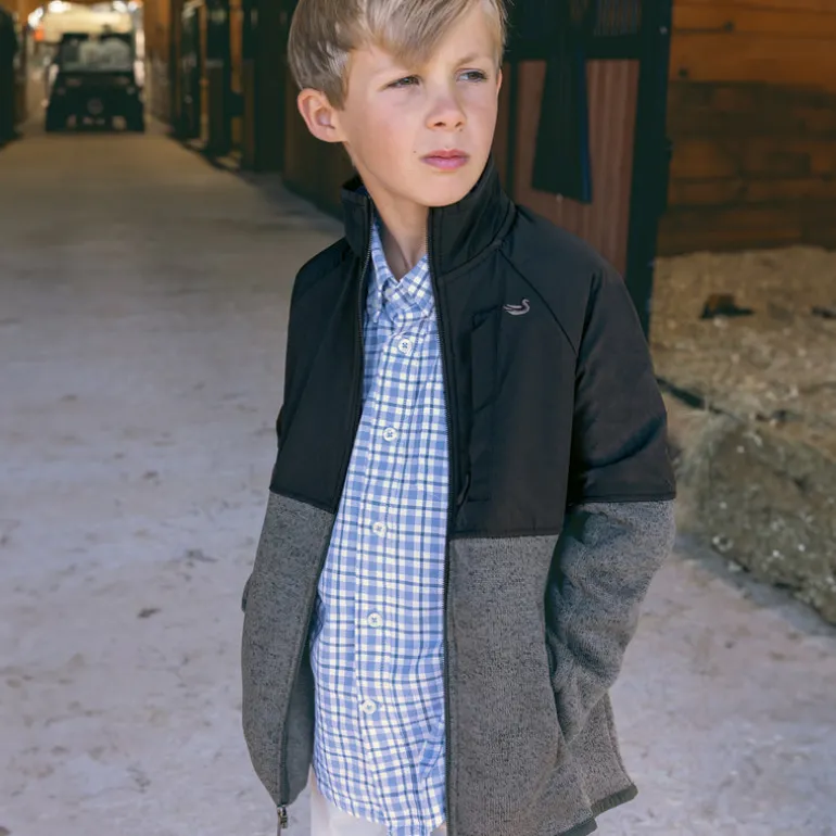 Youth Oak Grove Washed Gingham Dress Shirt