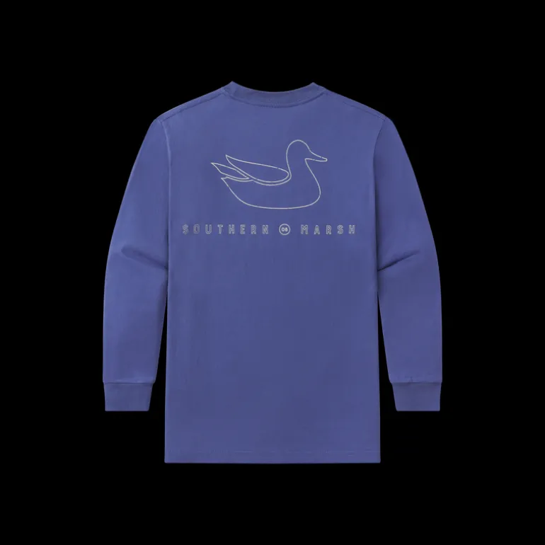 Youth Original Outline Tee - Long Sleeve