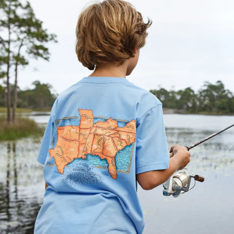 Youth River Route Collection Tee - The South