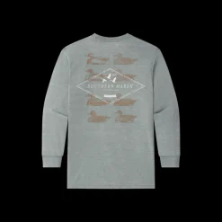Youth SEAWASH™ Tee - Decoy Stamp - Long Sleeve