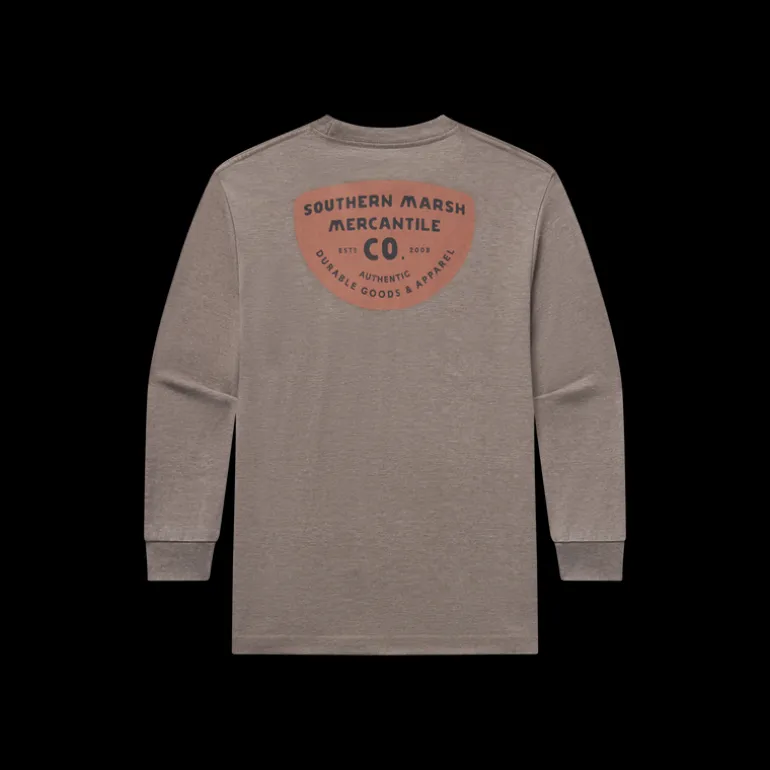 Youth Seawash™ Tee - Mercantile Badge - Long Sleeve