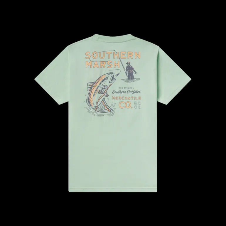 Youth SEAWASH™ Tee - Retro Redfish