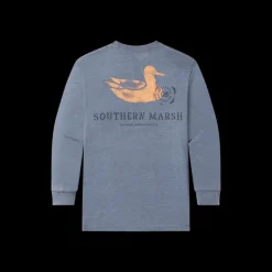 Youth SEAWASH™ Tee - Stamped Duck - Long Sleeve
