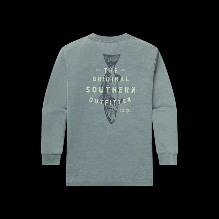 Youth SEAWASH™ Tee - The Original Co. - Redfish - Long Sleeve