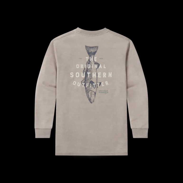 Youth SEAWASH™ Tee - The Original Co. - Redfish - Long Sleeve
