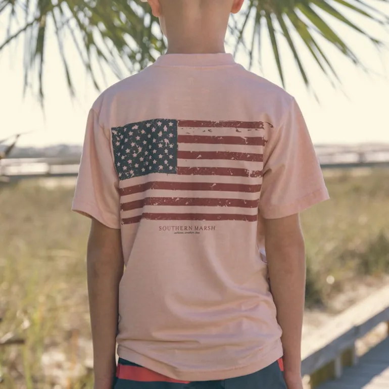 Youth SEAWASH™ Tee - Vintage Flag