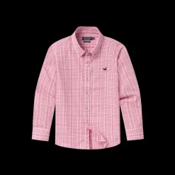 Youth Shenandoah Performance Check Dress Shirt