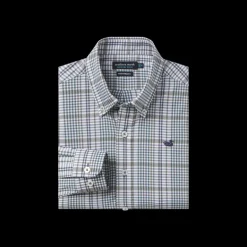 Youth Shores Windowpane Performance Dress Shirt