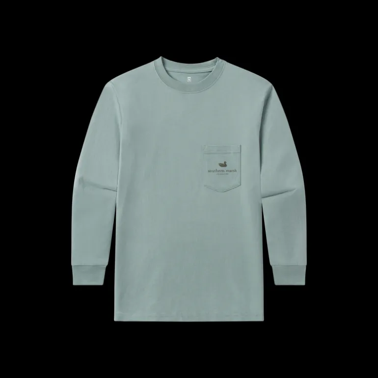 Youth Starry Silhouette Tee - Elk - Long Sleeve