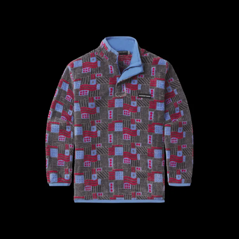 Youth Star-Spangled Fleece Pullover